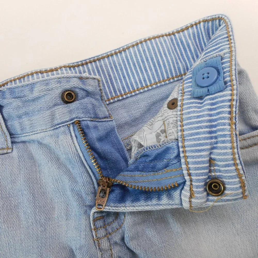 Genuine Kids from Oshkosh Kids Blue Denim Shorts 4T Rolled